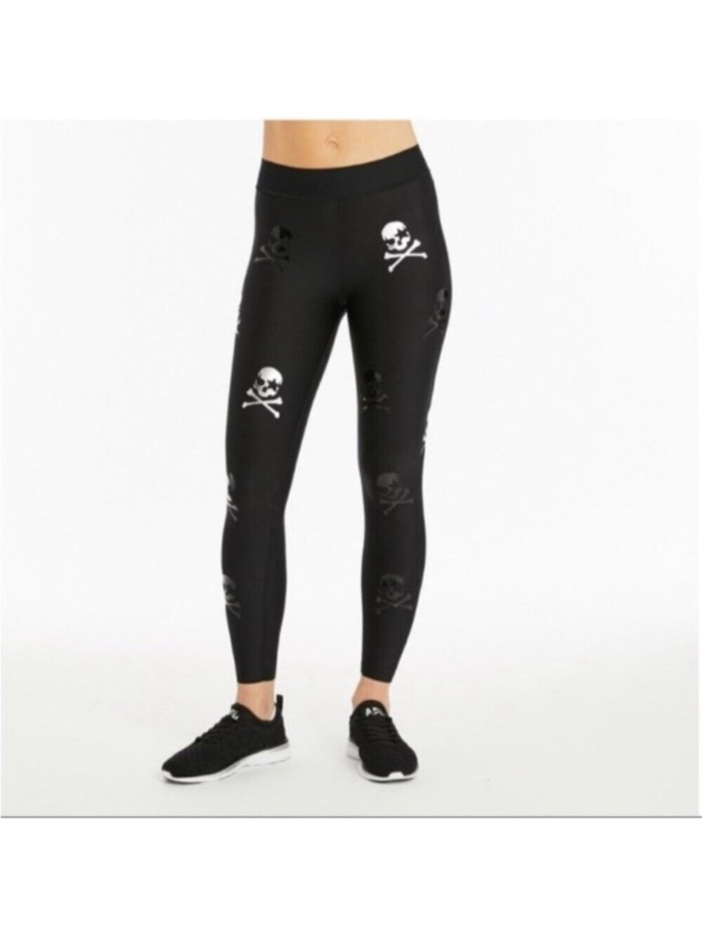Ultracor x Soul Women's Black Cycle Pop Skull Leggings Size Small